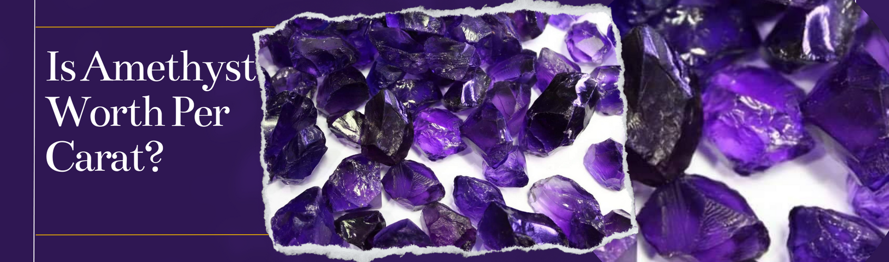 Is Amethyst Stone Worth Per Carat? Rough Amethyst Price Per Gram