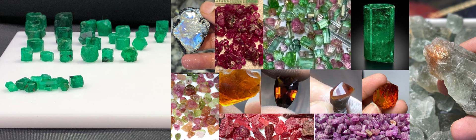 All Type Rough Gemstones Crystals