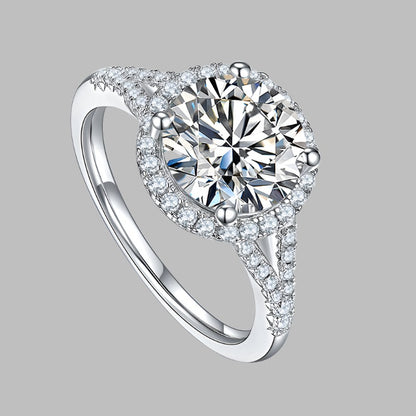 White Gold Moissanite ring