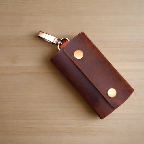 Vintage Leather Key Case by Handmade