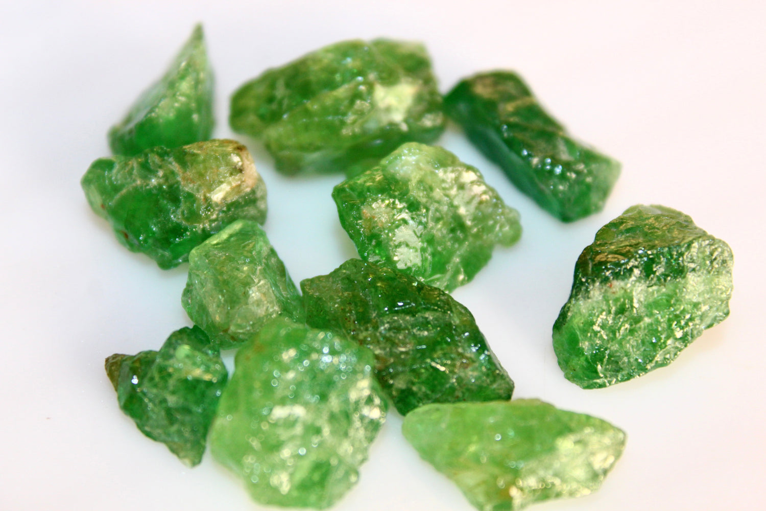 108 carats Natural Tsavorite Garnet Rough