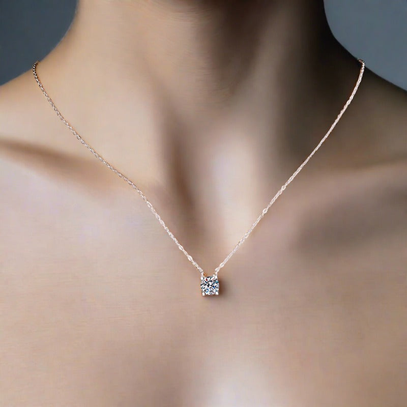 Moissanite Necklace S925 Sterling Silver