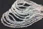 Natural Raw Diamond Quartz String for Necklace