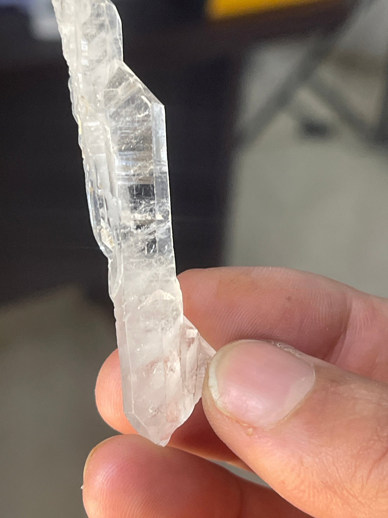 Aesthetic crystal of Faden quartz from Baluchistan Pakistan, 8 grams