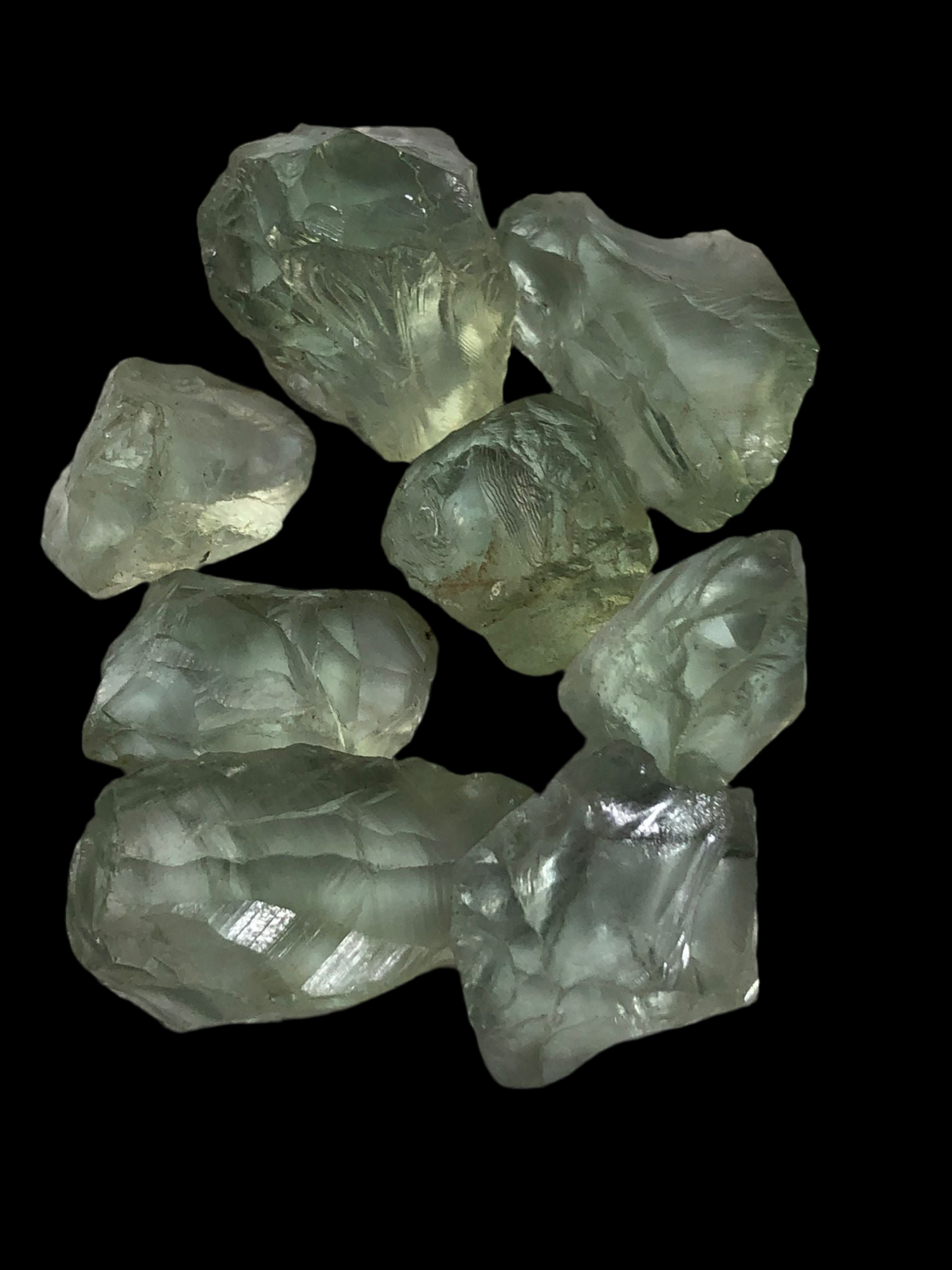 50 Gram RAW Green Amethyst for Faceting