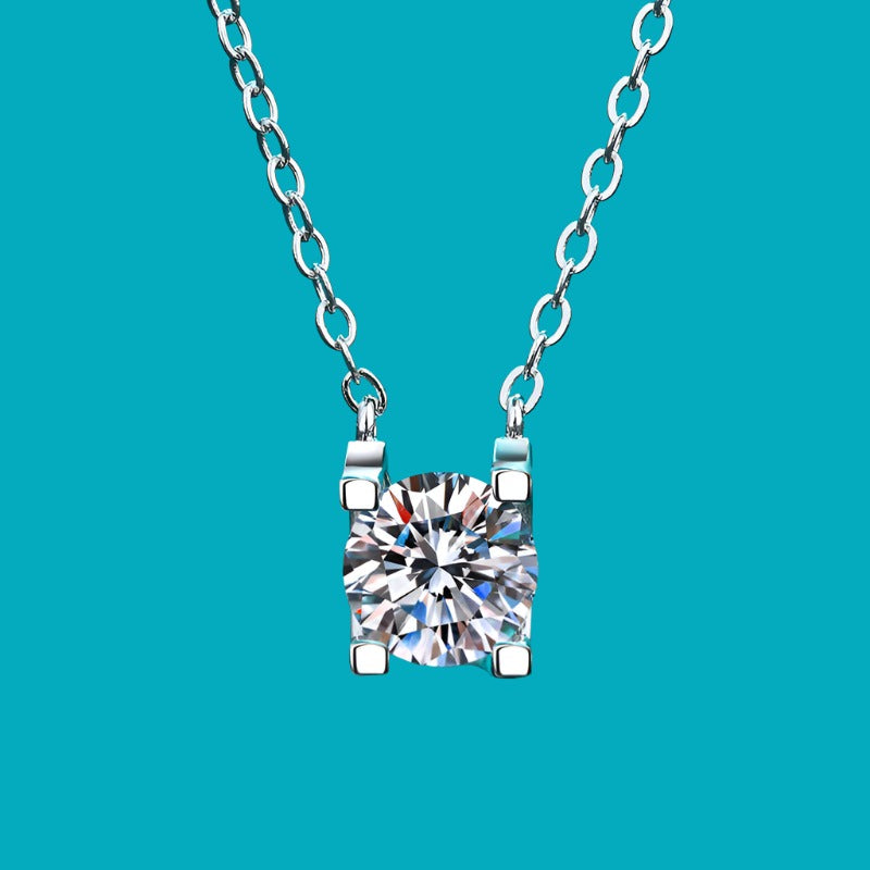 Moissanite Necklace S925 Sterling Silver