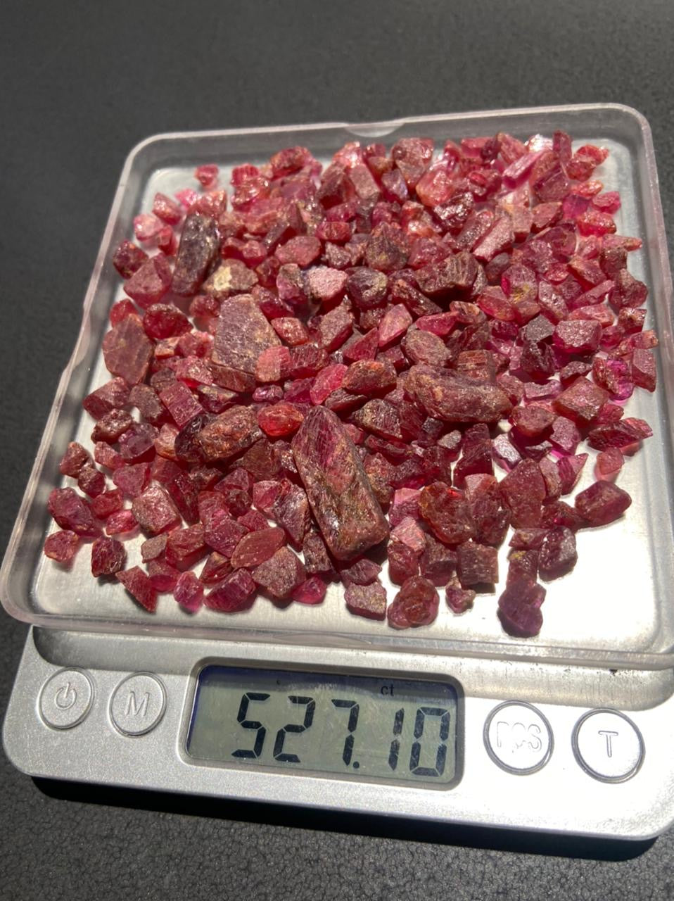 Raw Mozzabique Rubies for Faceting