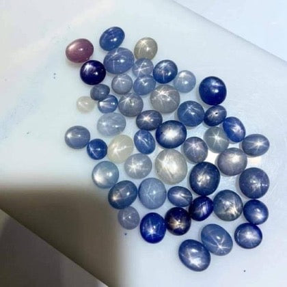 Star Sapphire Cabochons | Natural Blue Sapphires with Star