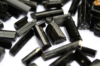 Natural Black Tourmaline Crystals for Craft Making