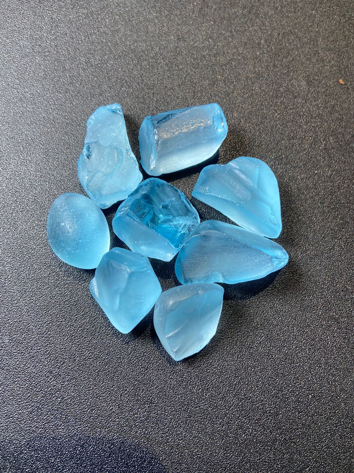 50 grams / 250 carats Swiss Blue Rough Topaz for Faceting