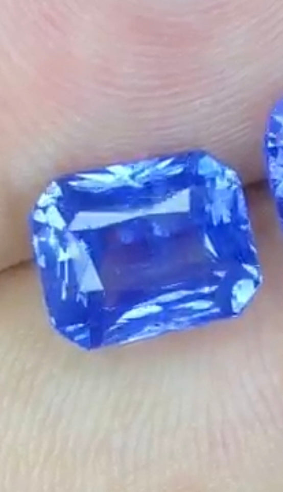 5.07 Cornflower Blue Sapphire Stone | Blue Loose Sapphire Stone