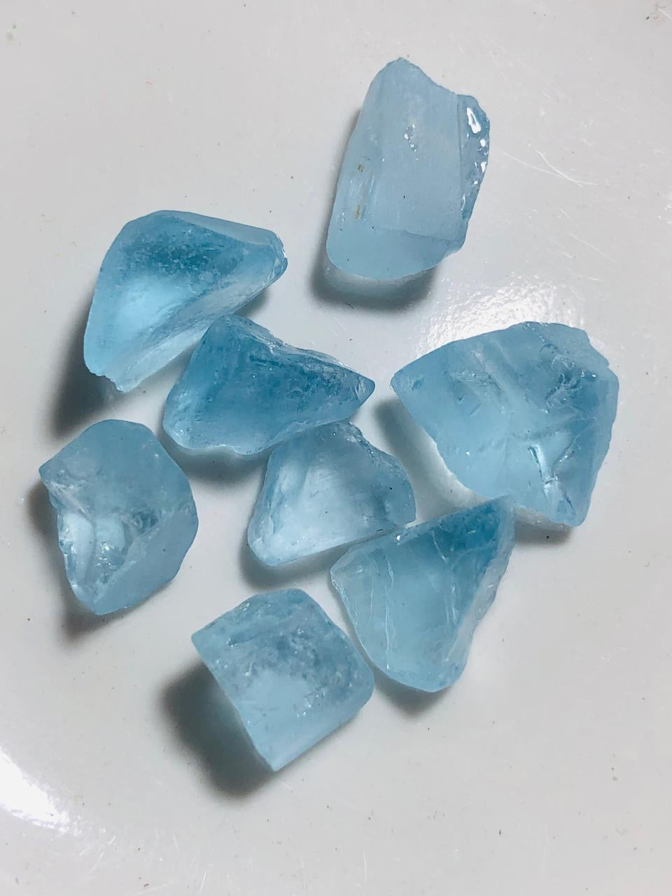 50 carats Natural Blue Swiss Topaz for Faceting