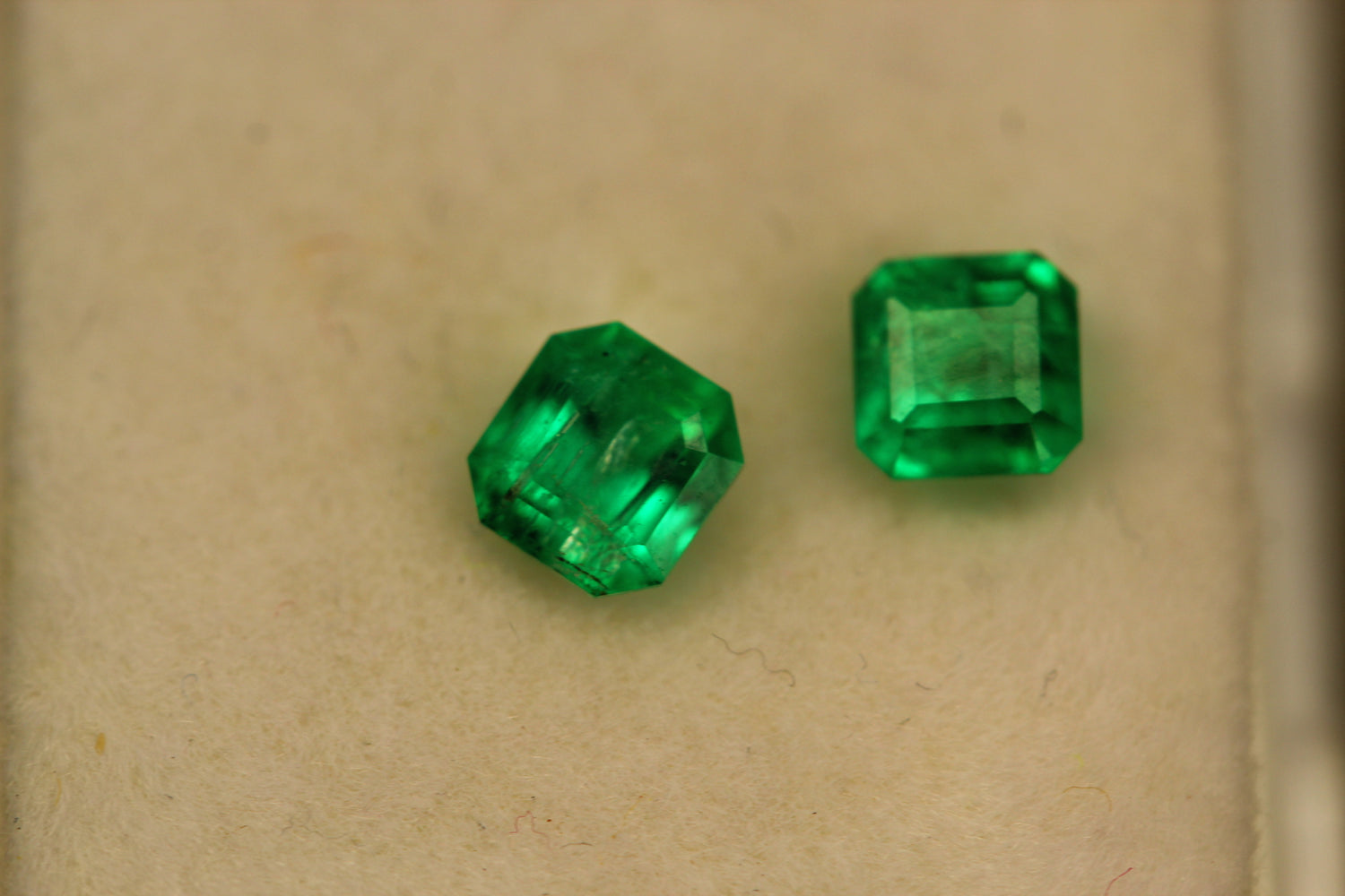 Panjshir emerald Stone Pair | Real Emerald Stone for Jewelry