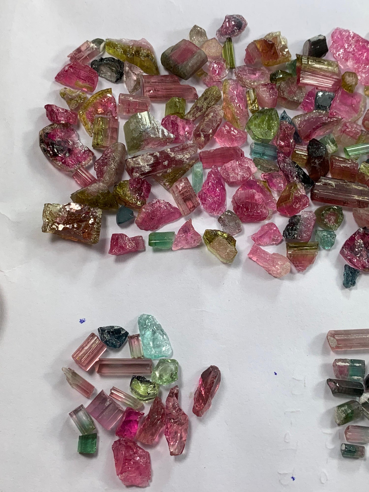 300 carats Pink Tourmaline raw crystals Bulk