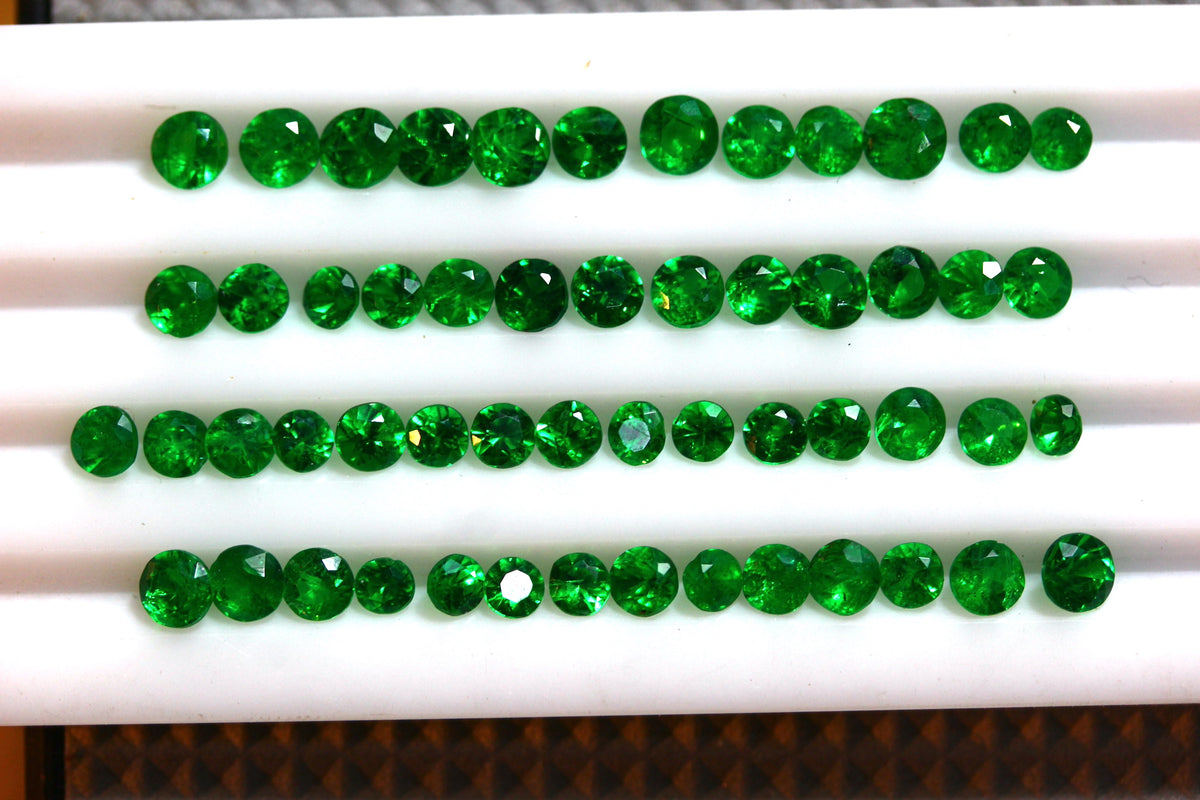 Loose Tsavorite Garnets for jewelry designing