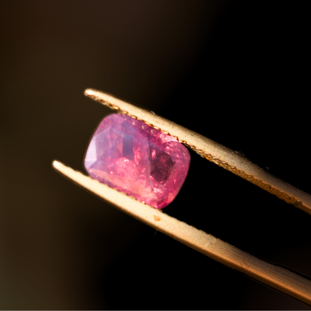 Purplish Pink Kashmir Sapphire