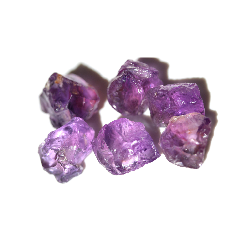 245 carats Rough Amethyst Stones Facet Grade