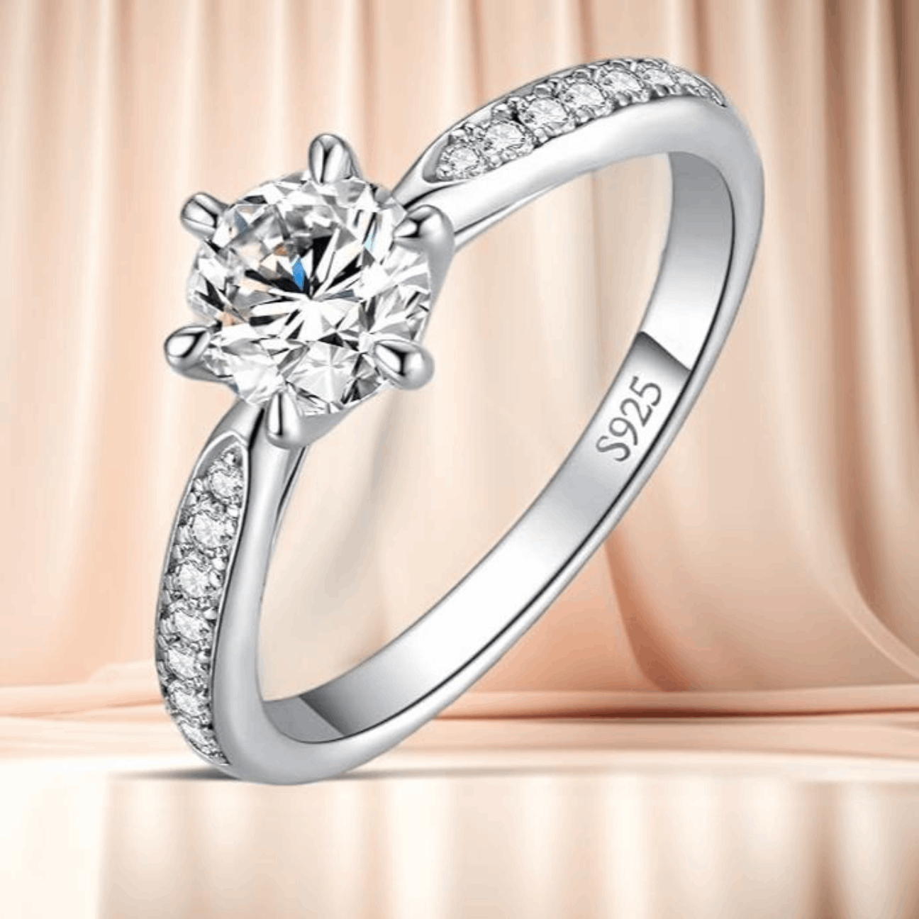 moissanite wedding rings