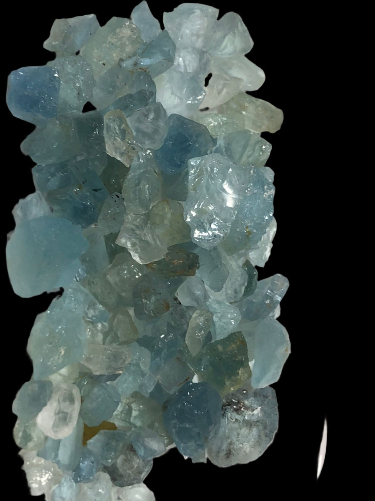 Rough Aquamarine gemstones