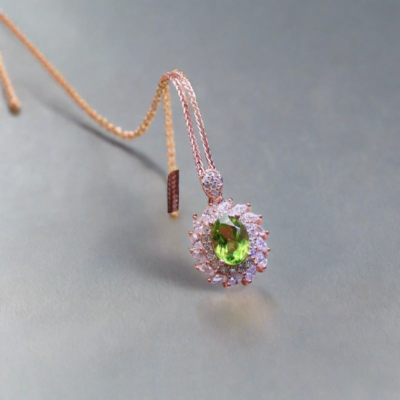 Peridot Necklace for Woman