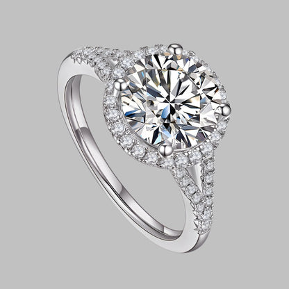 White Gold Moissanite engagement ring