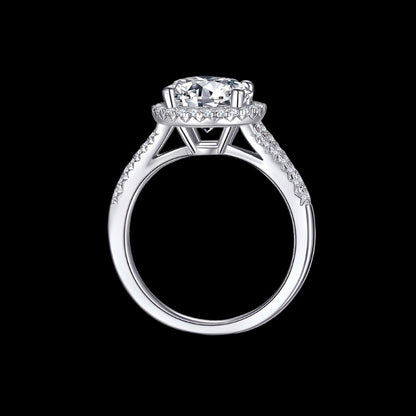 White Gold Moissanite wedding ring