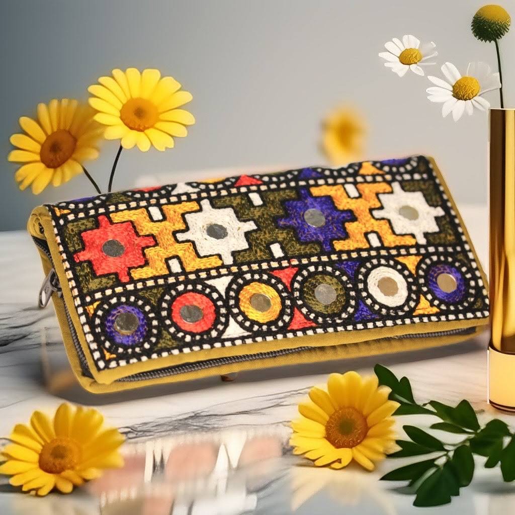 Handmade Wallets | Handcrafted Traditional Embroidered Woman Wallet | Boho Wallet