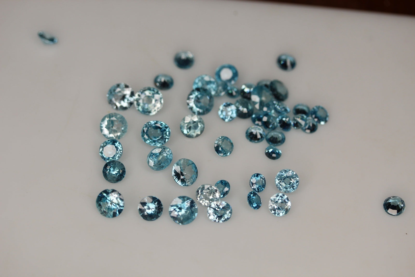 High-quality natural blue Zircon from Cambodia