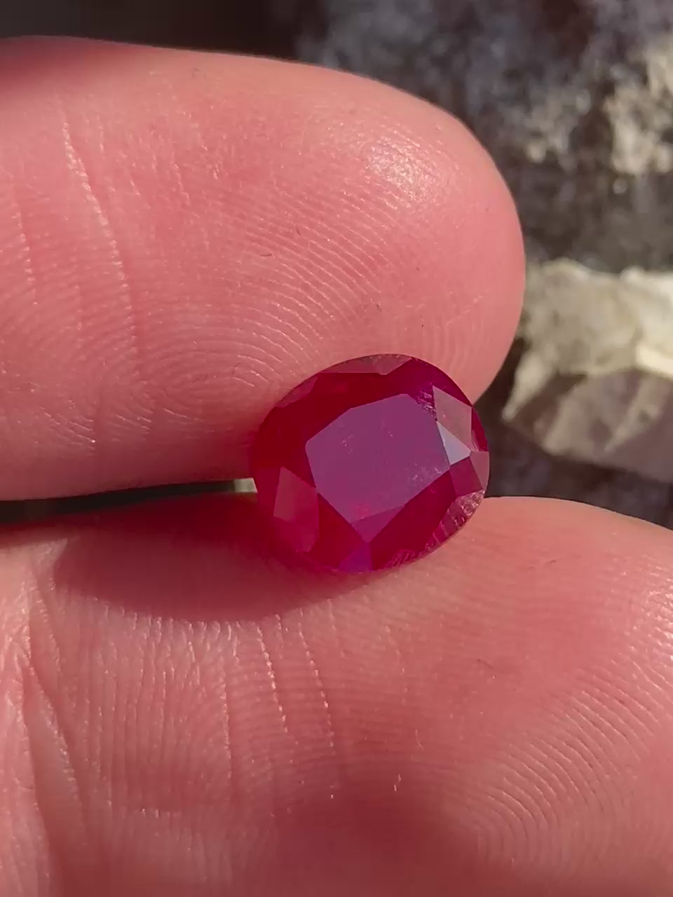 3.65 carats Natural Kashmir Ruby