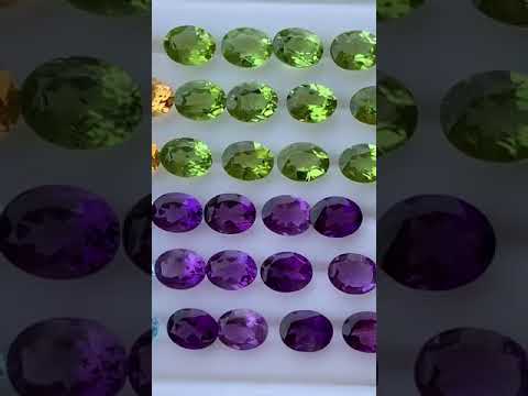 Deal of Amethyst, Peridots, Citrine, Topaz Pairs | Loose Stone Pairs