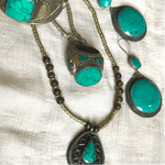 Copy of Antique kuchi gypsy tribal complete jewellery set - folkmarket